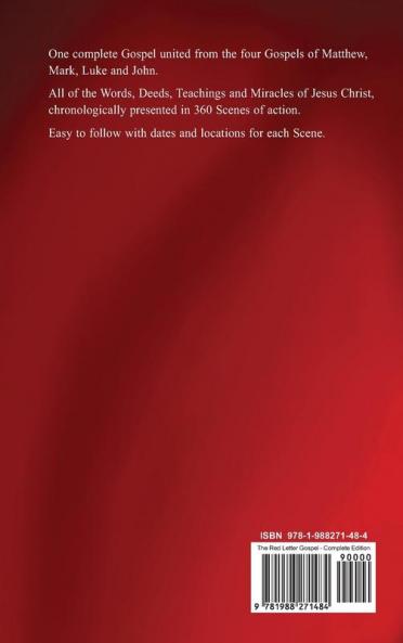 The Red Letter Gospel: All The Words of Jesus Christ in Red