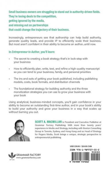 Entrepreneur to Author