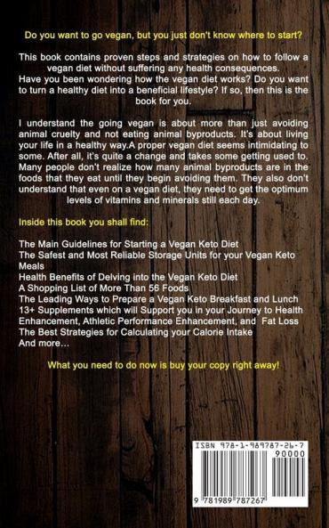 Vegan Diet Cookbook: The Plan to Achieve the Keto-Vegetarian Lifestyle to Burn Fat and Stimulate Your Energy (Everyday Vegan Recipes and Clean Eating Meals)