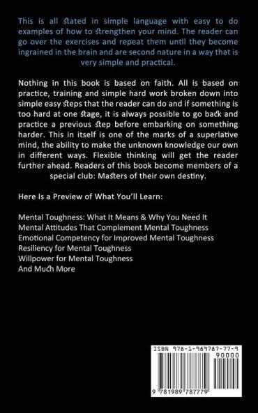 Mental Toughness: Declutter Your Mind and Build Resiliency Discover Success Habits by Mental Toughness and Forge Unbeatable Mind (Best Techniques to Train Your Mind and Make Your Dreams Come True)