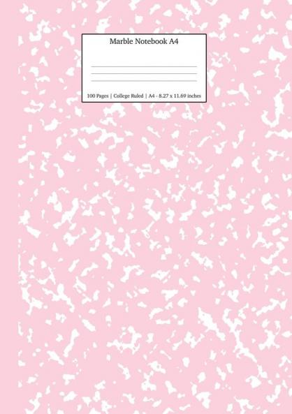 Marble Notebook A4