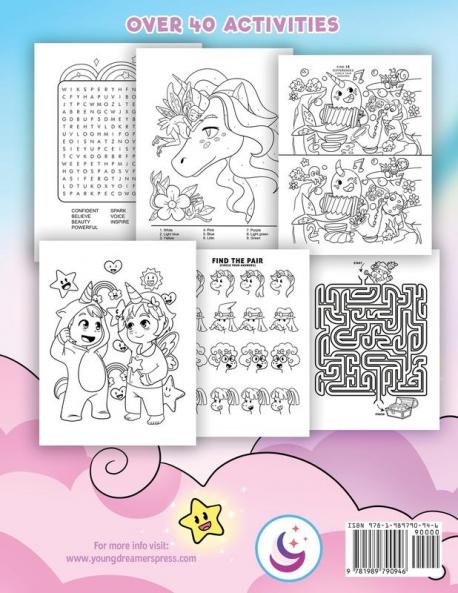 Unicorn Activity Book for Kids Ages 6-8