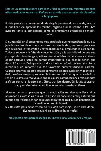 Meditación: Atención plena para que los principiantes eliminen el estrés (Descubre el poder de la meditación)