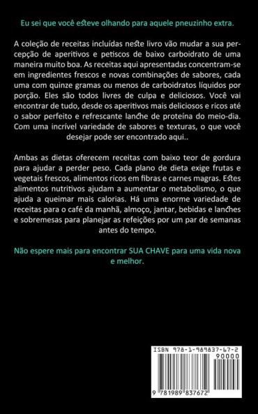 Low Carb: Café da manhã almoço e jantar low carb diet recipes (Incríveis receitas de refeição baixa descarga de carboidrato)