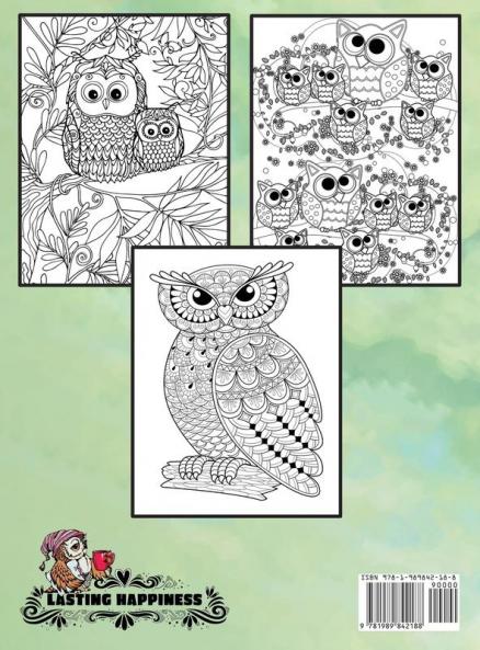 The Magnificent Owl Colouring Book
