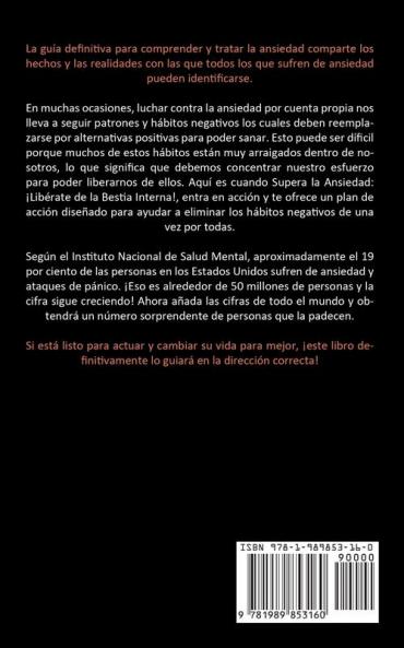 Ansiedad: La mejor guía para reducir el estrés y los ataques de pánico (La mejor guía para reducir el estrés y los ataques de pánico)
