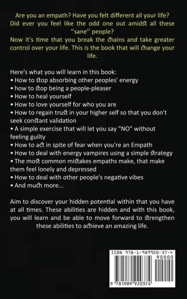 Empath: Step Guide to Self-confidence Spiritual Healing Overcoming Fears Negativity and Being Happy (Protect Yourself From Negative Mindset and Toxic People)