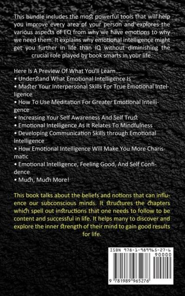 Emotional Intelligence: The Art of Reading People Manipulation and Cognitive Behavioral Therapy (Accelerated Learning and Manipulation in Human Psychology)