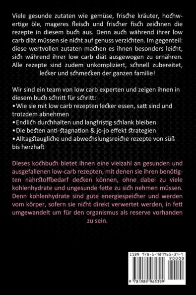 Low Carb Kochbuch: Gesund Abnehmen Mit Pizza Und Pasta Ohne Kohlenhydrate (Leckere Brot- Und Brötchenrezepte Fast Ohne Kohlenhydrate)