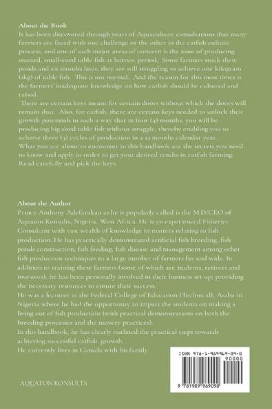 Secrets of Fast Growth in Catfish: A revelation on how big-sized table fish can be produced in just 4 months thereby achieving three production cycles in a year