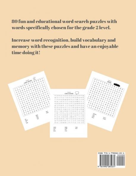 Word Search For 2nd Graders