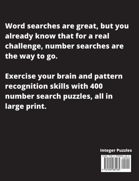 Number Search Puzzle Book