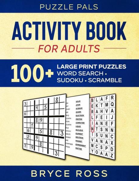 Activity Book For Adults
