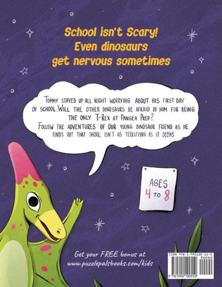 Tommy The T-Rex's First Day Of School