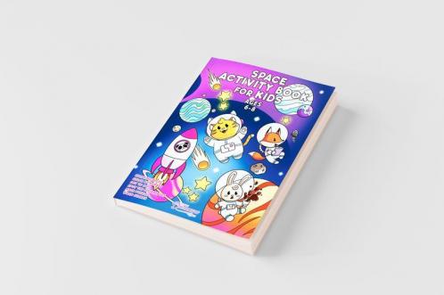 Space Activity Book for Kids Ages 6-8