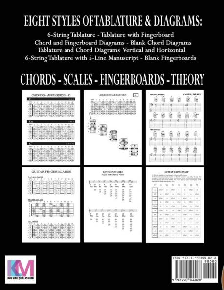 Guitar Tablature Notebook and Reference