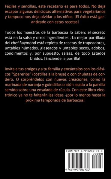 Recetas De Barbacoa: El mejor libro de recetas de carne y pescado a la barbacoa (Mejores recetas de barbacoa)