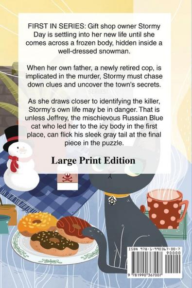 Death of a Dapper Snowman - Large Print: 1 (Stormy Day Mystery)