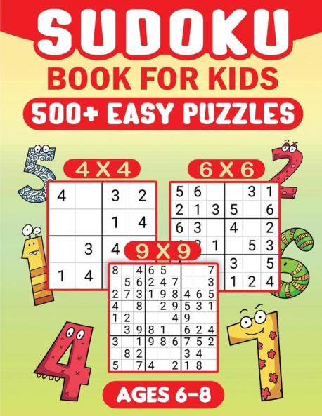 Sudoku for Kids Ages 6-8