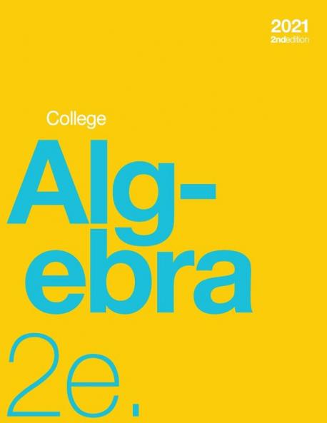 College Algebra 2e (paperback b&w)