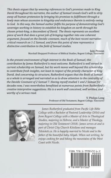 God's Kingdom through His Priest-King: An Analysis of the Book of Samuel in Light of the Davidic Covenant: 1 (Teleioteti Technical Studies)