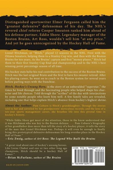Hitch Hockey's Unsung Hero: The Story of Boston Bruin Lionel Hitchman