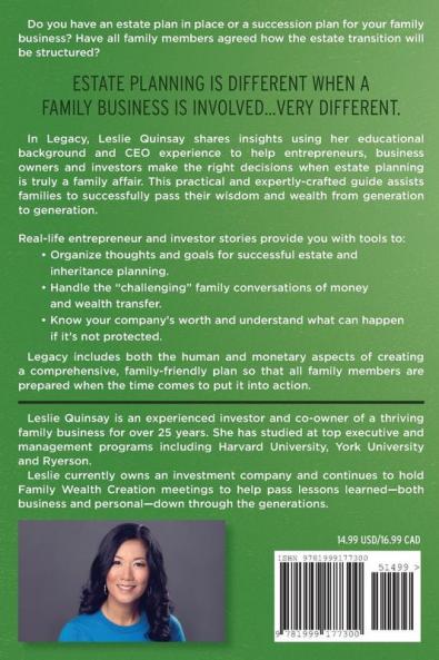 Legacy: A Guide to Successfully Transferring Wealth from One Generation to the Next