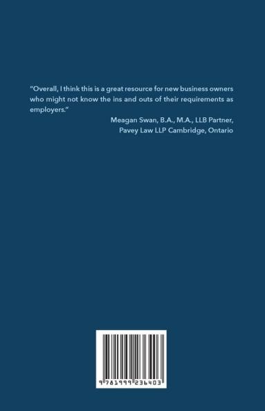 From Entrepreneur to Employer - Human Resources for Small Business in Ontario