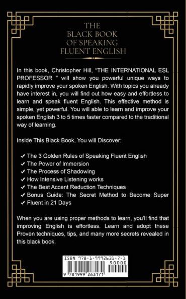 The Black Book of Speaking Fluent English