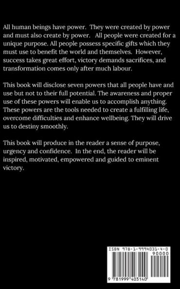 7 Powers Man: The Energy to Design Destiny