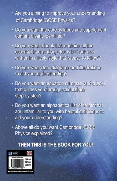 Cambridge IGCSE Physics Explained 2nd Edition