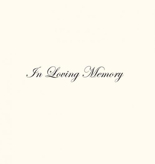 In Loving Memory Funeral Guest Book Celebration of Life Wake Loss Memorial Service Condolence Book Church Funeral Home Thoughts and In Memory Guest Book (Hardback)