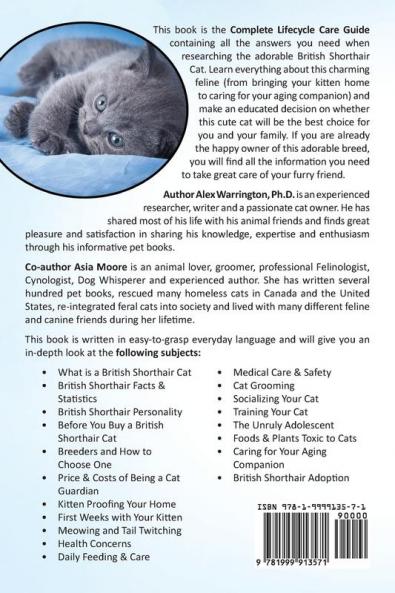 British Shorthair Cat: From bringing your kitten home to comforting your senior age beloved companion