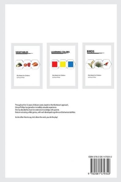 Learning Fruits: Montessori fruits book bits of intelligence for baby and toddler children's book learning resources. (Edu Books for Children)