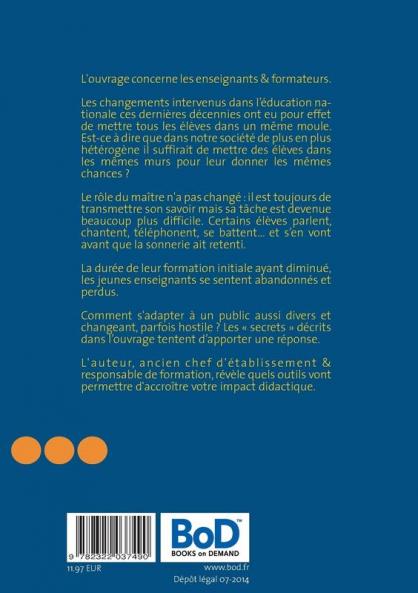 Secrets pour un enseignement efficace