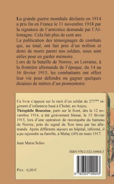 GUERRE 14-18  COMBATS DE NORROY