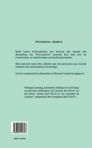 Pr��-lectures A