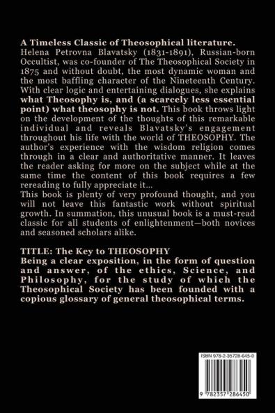 The Key to THEOSOPHY