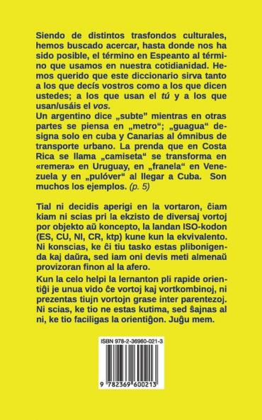 Nia vortaro por latinamerikanoj: Español-esperanto - Esperanto-hispana