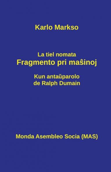 La tiel nomata fragmento pri maŝinoj