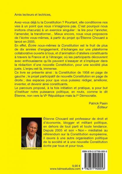 Ecrire nous-mêmes la Constitution (version France)