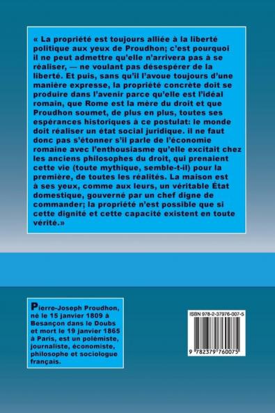 Théorie de la propriété
