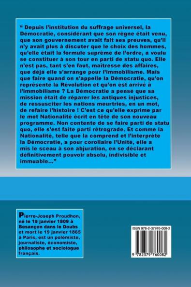 Du Principe fédératif