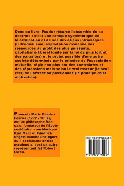 Le nouveau monde industriel et sociétaire