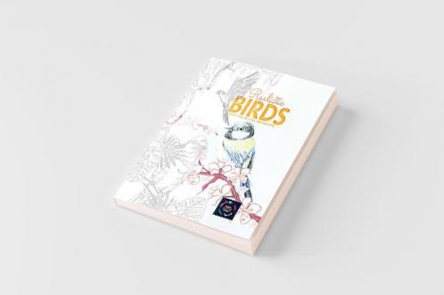 Realistic Birds coloring books for adults
