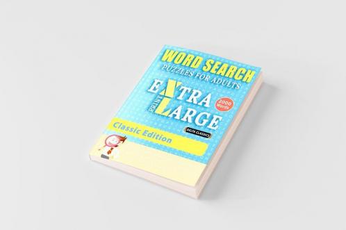 WORD SEARCH PUZZLES EXTRA LARGE PRINT FOR ADULTS  - CLASSIC EDITION - Delta Classics - The LARGEST PRINT WordSearch Game for Adults And Seniors - Find 2000 Cleverly Hidden Words - Have Fun with 100 Jumbo Puzzles (Activity Book)