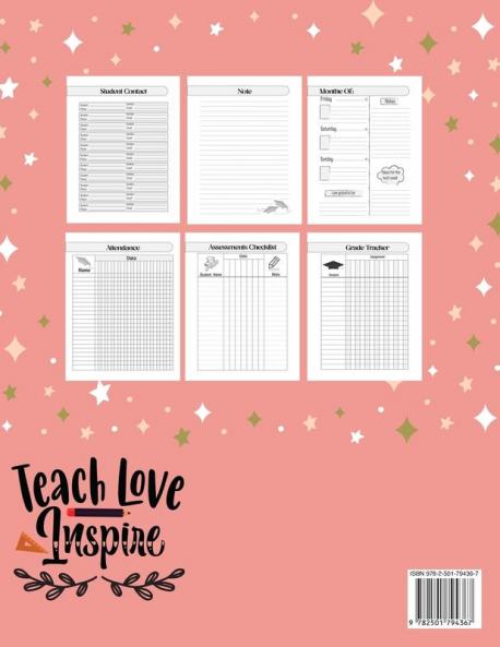 Weekly Teacher Planner