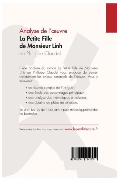 La Petite Fille de Monsieur Linh de Philippe Claudel (Analyse de l'oeuvre)