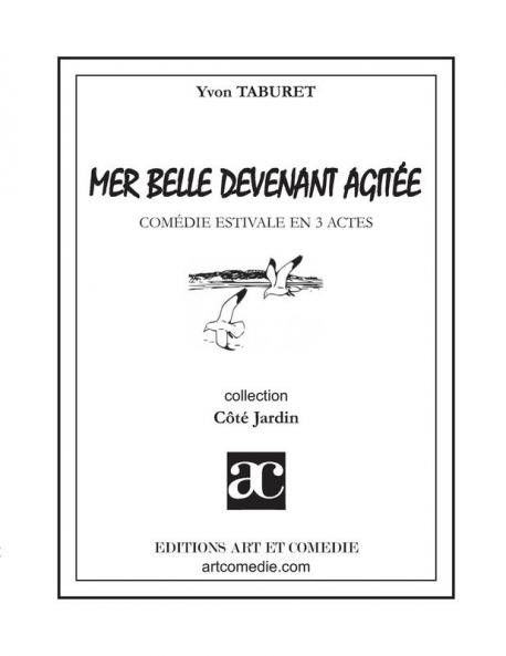 Mer belle devenant agit��e
