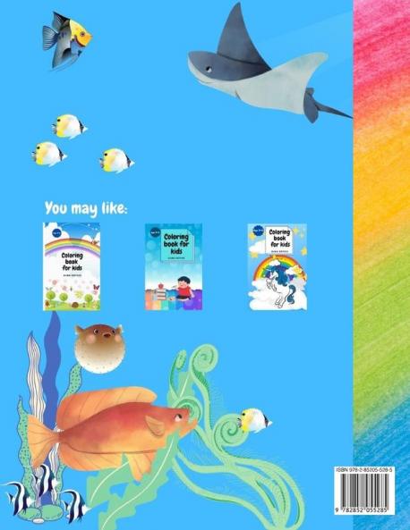 Coloring book for Kids Under the Sea Theme: Coloring book for Kids Under the Sea Theme